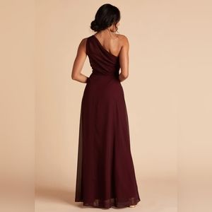 KIRA DRESS CURVECHIFFON CABERNET